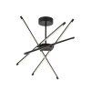 Čierne stropné LED svietidlo Henli2 660mm 40W