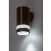 Hnedé fasádne LED svietidlo Urfa Line 9W IP65 CCT