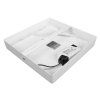 Biely prisadený LED panel hranatý 170 x 170mm 12W Studená biela - VZOROK