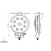 LED pracovné svetlo 24W 10-30V