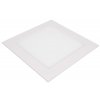 Biely vstavaný LED panel hranatý 170 x 170mm 12W stmievateľný