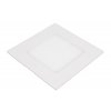Biely vstavaný LED panel hranatý 120 x 120mm 6W