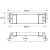 DimLED prijímač pre RGBW 2 LED pásiky