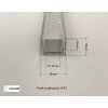 Nástenný profil pre LED pásiky vodeodolný IP67