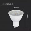 LED bodová žiarovka 6W GU10 230V stmievateľná