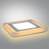 Biely vstavaný LED panel hranatý 245 x 245mm 18W+6W podsvietený