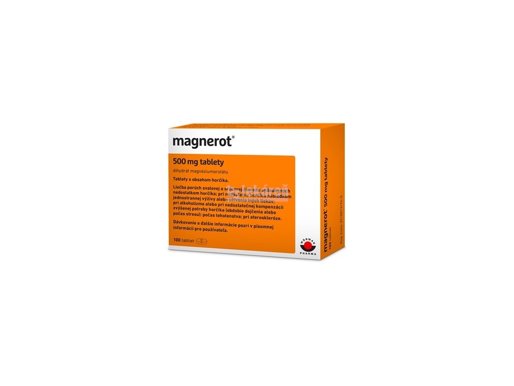 Magnerot 500 mg tbl (blister PVC/PVDC/Al) 1x100 ks