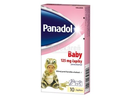 Panadol Baby sup 125 mg (strip PVC/PE) 1x10 ks
