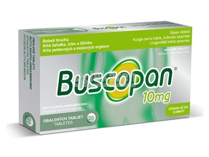 Buscopan tbl obd 10 mg (blis.Al/PVC) 1x20 ks