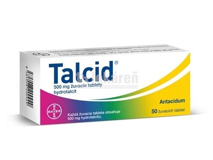 Talcid tbl mnd 500 mg (blis.PP/Al) 1x50 ks