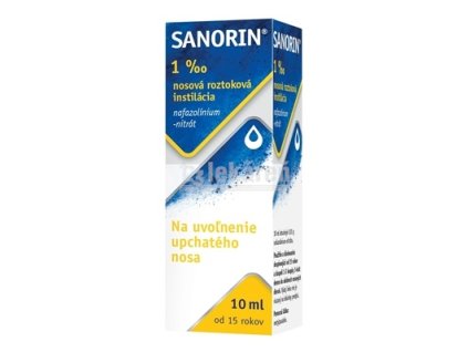 SANORIN 1 ‰ int nao (fľ.skl.hnedá) 1x10 ml