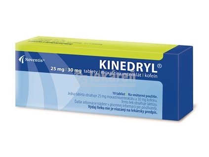 KINEDRYL tbl 25 mg/30 mg (blis.PVC/Al) 1x10 ks