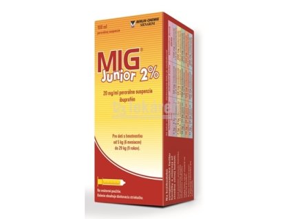 MIG Junior 2% sus por (fľ.PET) 1x100 ml