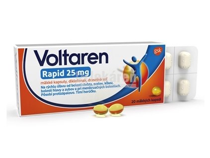 Voltaren Rapid 25 mg cps mol (blis.PVC/PVDC/Al) 1x20 ks