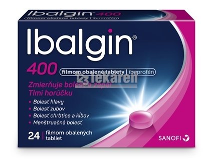 Ibalgin 400 tbl flm 400 mg (blis. PVC/Al) 1x24 ks