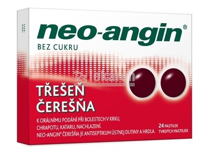 NEO-ANGIN ČEREŠŇA 1,2 mg/0,6 mg/5,9 mg pastilky pas ord (blis.PVC/PVDC/Al) 1x24 ks