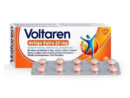 Voltaren Actigo Extra 25 mg tbl obd (blis.PVC/PE/PVDC/Al) 1x20 ks