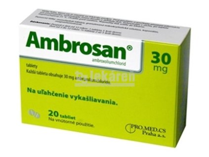 Ambrosan 30 mg tbl (blis.PVC/PVDC/Al) 1x20 ks