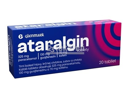 ATARALGIN tbl 325 mg/130 mg/70 mg (blis.PVC/Al) 1x20 ks