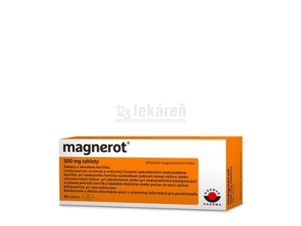 Magnerot 500 mg tbl (blis.PVC/PVDC/Al) 1x50 ks