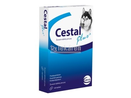 CESTAL PLUS žuvacie tablety pre psy 1x8 ks