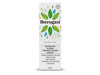 Iberogast sol por (fľ.skl.hnedá) 1x20 ml