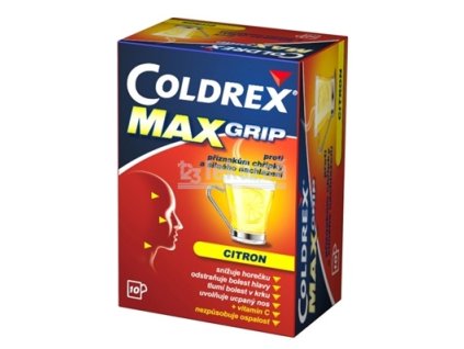 COLDREX MAXGRIP LEMON plo por (vrecko papier/PE/Al/PE) 1x10 ks