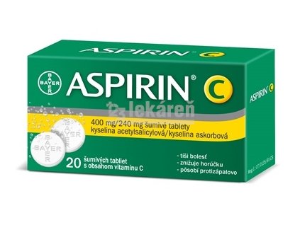 ASPIRIN C tbl eff (strip papier/PE/Al/Surlyn) 1x20 ks