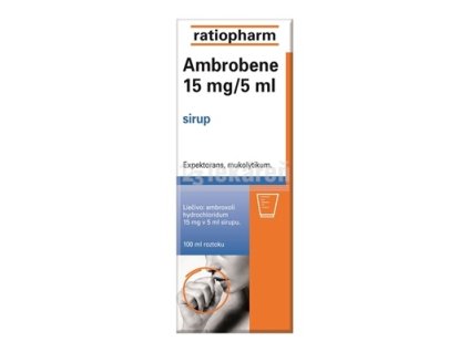 AMBROBENE 15 mg/5 ml sir 300 mg 1x100 ml