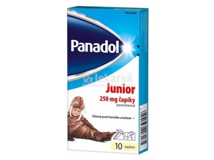 Panadol Junior sup 250 mg (strip PVC/PE) 1x10 ks