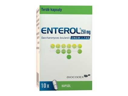 Enterol 250 mg kapsuly cps dur (fľ. skl.) 1x10 ks