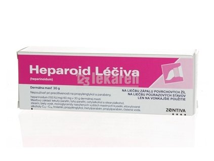 Heparoid Léčiva crm der (tuba Al) 1x30 g