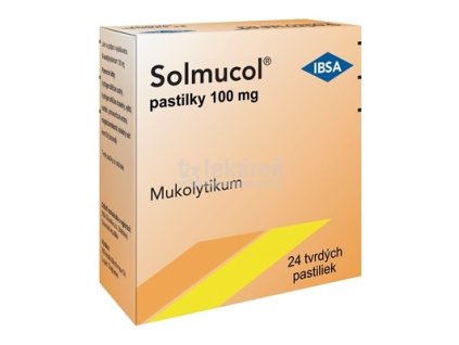Solmucol pastilky 100 mg pas ord 1x24 ks