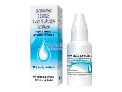 Burow ušná instilácia VULM int oto (fľ.plast.) 1x20 g