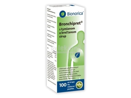 Bronchipret s tymianom a brečtanom sirup sir (liek.skl.) 1x100 ml
