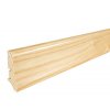 Jaseň lak P20 - drevená soklová lišta dĺžka 2,2 m, výška 58mm  Drevená obvodová lišta Barlinek