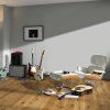 drevena podlaha parador basic 11 5 dub 1518264 v interieri s gitarami