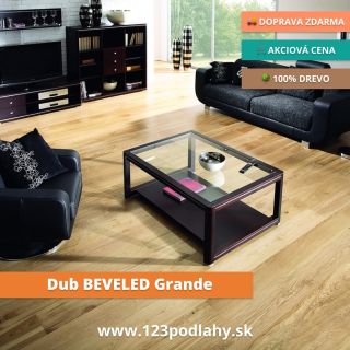 📌 Doprajte si do vášho interiéru 100% prírodný produkt. S podlahou Dub BEVELED Grande urobíte určite správne rozhodnutie....