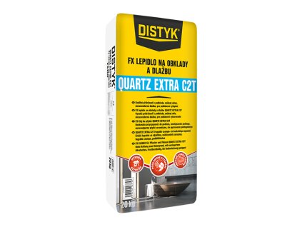 FX lepidlo na obklady a dlažbu QUARTZ EXTRA C2T DISTYK Line 20 kg šedá
