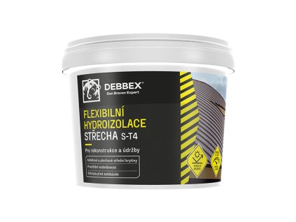 Flexibilní hydroizolace STŘECHA S-T4 30 kg soudek šedá