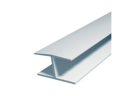 Spojovací profil H 12,5 mm × 2,5 m 2,5 m bílá