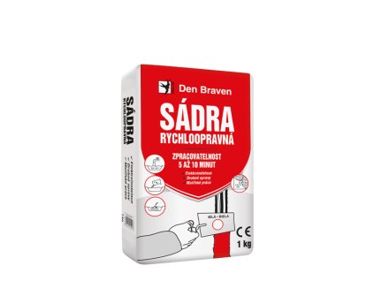 Sádra rychloopravná 1 kg pytel