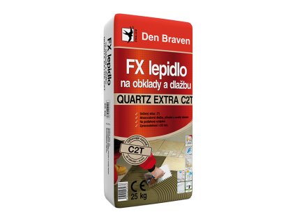 FX lepidlo na obklady a dlažbu QUARTZ EXTRA C2T 25 kg pytel
