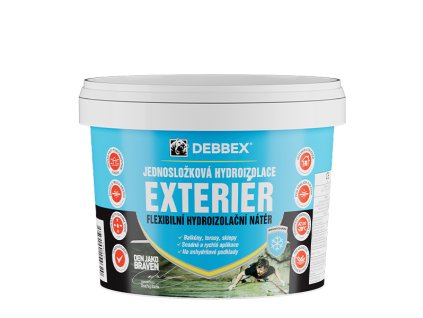 Jednosložková hydroizolace EXTERIÉR 5 kg kbelík modrá
