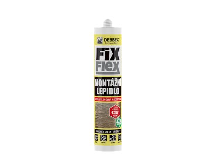 Montážní lepidlo FIX FLEX 280 ml kartuše šedá