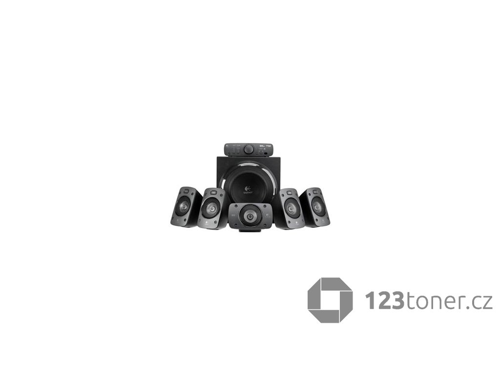 367809 logitech reproduktory z906 digital 5 1 500w cerne dalkove ovladani vyborne basy subwoofer 165w