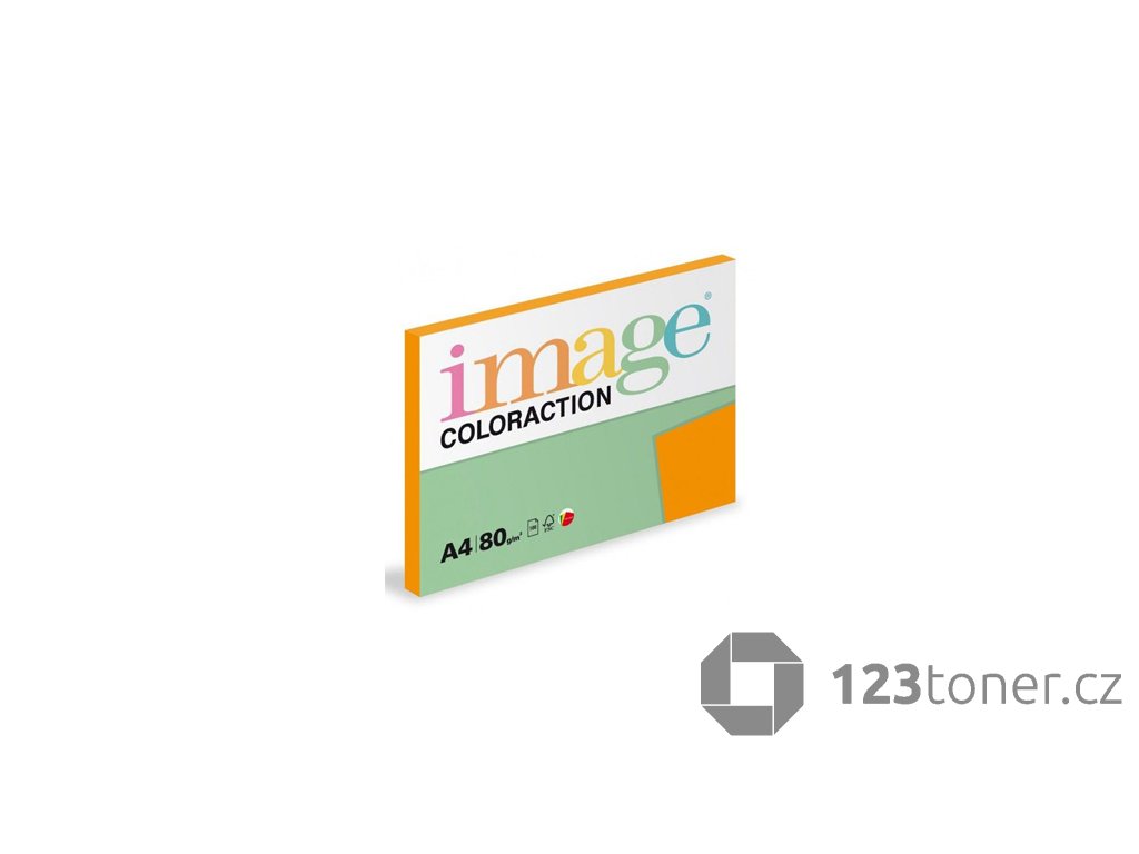 358335 xerograficky papir coloraction acapulco a4 80 g m2 reflexni oranzovy 100 listu vhodny pro inkoustovy tisk