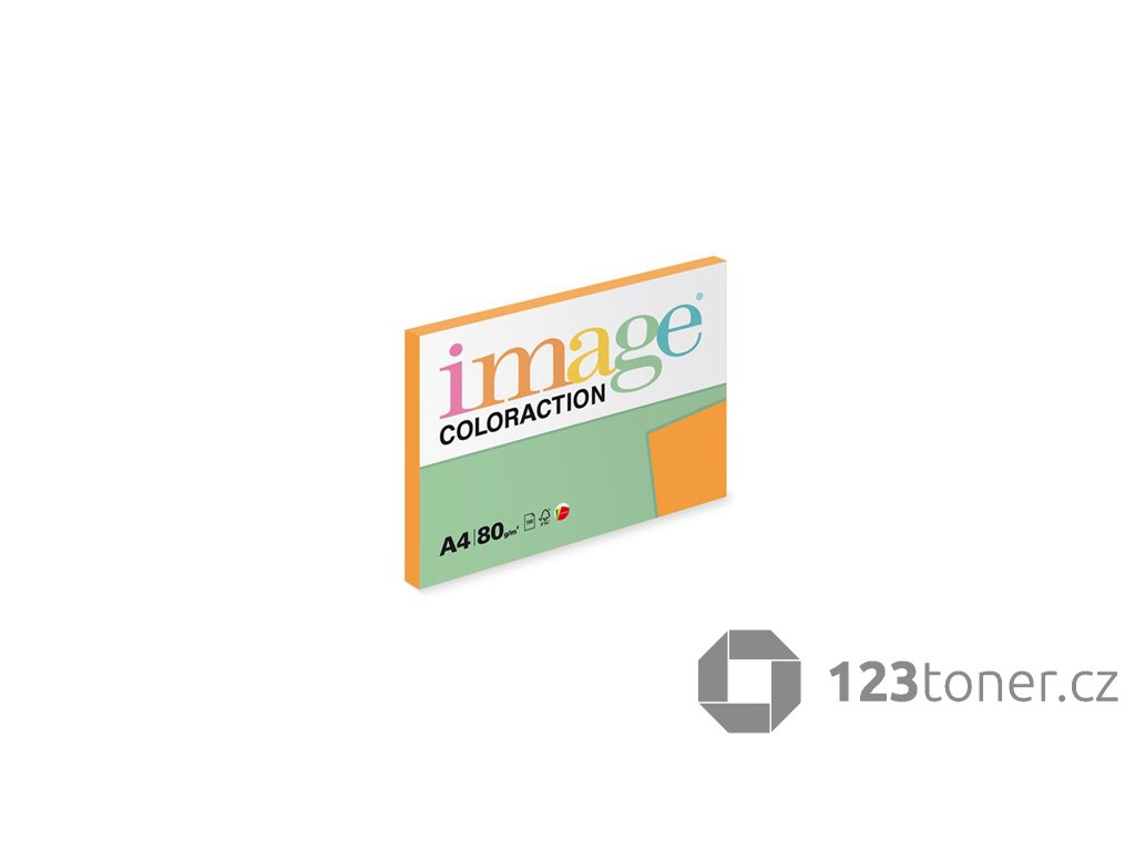 358347 xerograficky papir coloraction venezia a4 80 g m2 tmave oranzovy 100 listu vhodny pro inkoustovy tisk