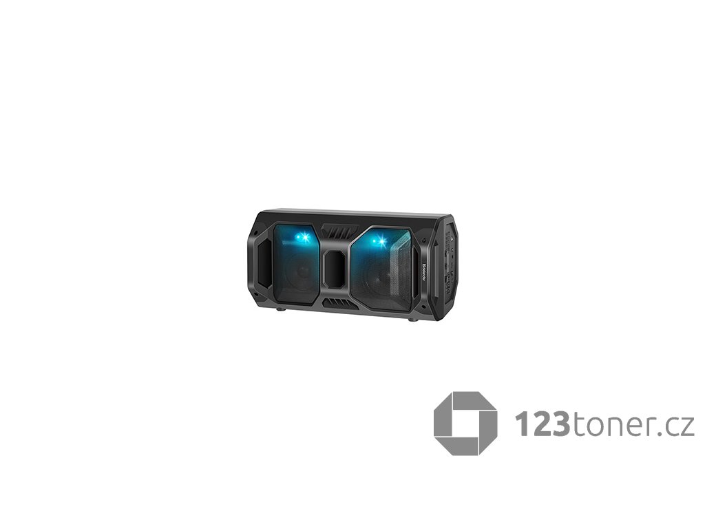 367854 defender reproduktor rage li ion 2 0 50w cerny regulace hlasitosti led podsviceni bt 5 0 tws dalkove ovladani 45hz 22khz