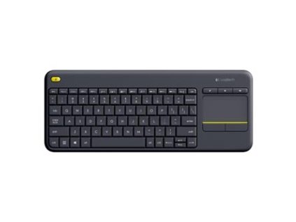 366666 logitech k400 plus klavesnice aa cz multimedialni 2 4 ghz bezdratova cerna